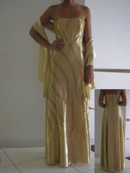 Vestido Ouro - P