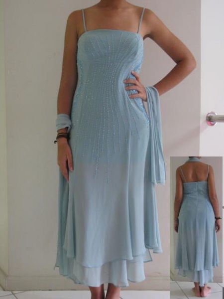 Vestido longuete Sky - P